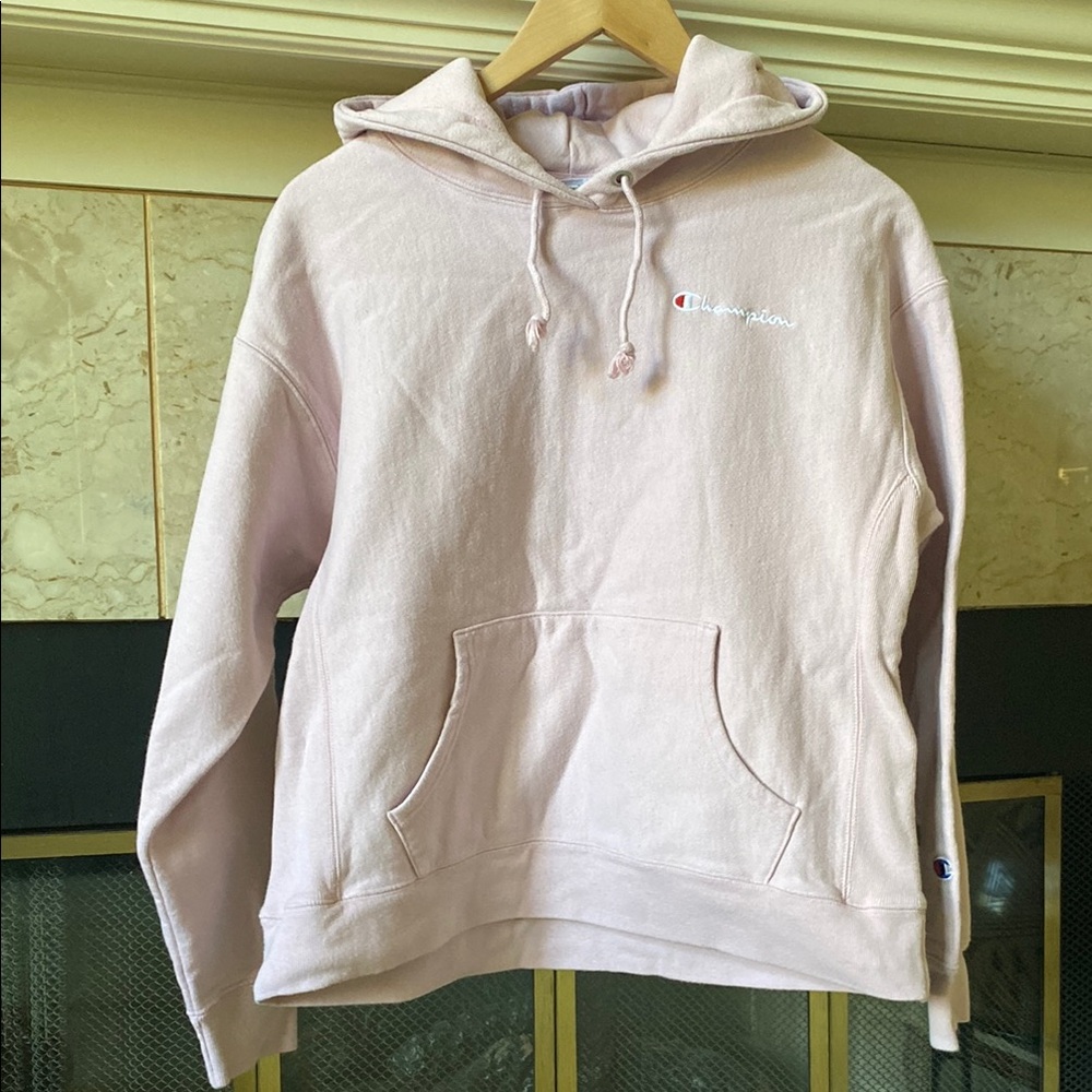 Champion Light Pink Hoodie
